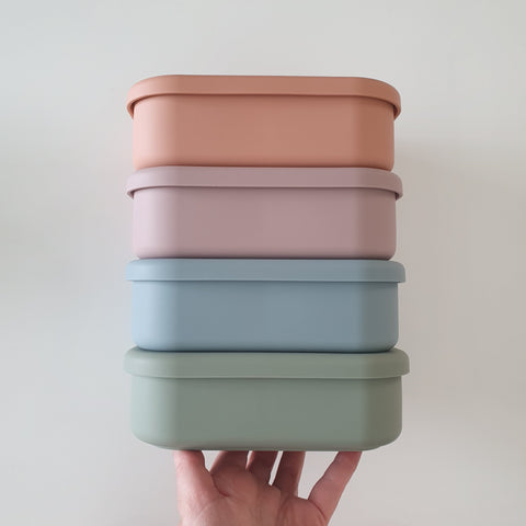 SILICONE FOOD STORAGE LUNCH BOXES