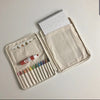 COTTON STATIONARY CASE - bpa free- Eco wood- design conscious-Dove and Dovelet