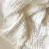 Organic Cotton Quilted Muslin Blanket - bpa free- Eco wood- design conscious-Dove and Dovelet