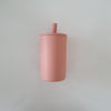 SILICONE TODDLER STRAW CUP - assorted colours