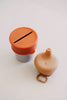 SIPPY/SNACK LID SET - AUTUMN - bpa free- Eco wood- design conscious-Dove and Dovelet
