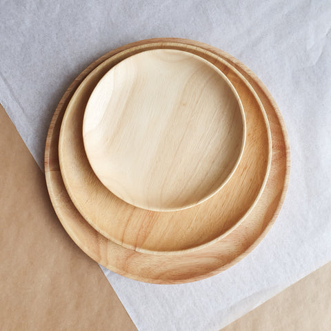 Wood Plate Medium - bpa free- Eco wood- design conscious-Dove and Dovelet