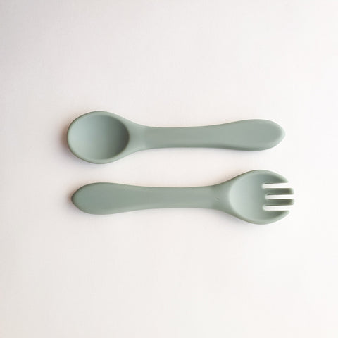 SILICONE CUTLERY SET - assorted colours