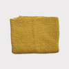Linen Blend Waffle Baby Blanket - assorted colours