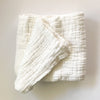 Organic Cotton Quilted Muslin Blanket - bpa free- Eco wood- design conscious-Dove and Dovelet